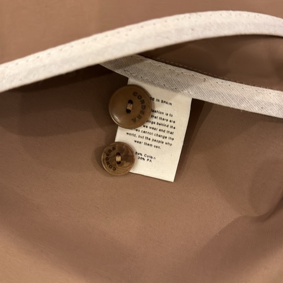 CORDERA 
Oversized Rain Blazer Jacket | Camel - Picture 9 of 11